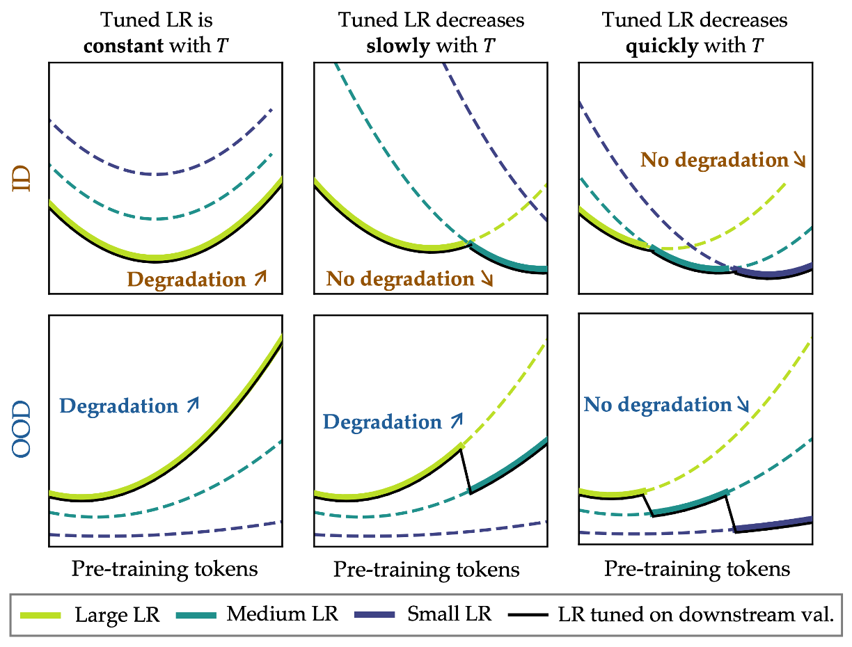 When tuned learning rates mitigate or reveal catastrophic overtraining